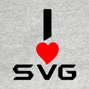 I ❤️ SVG T-Shirt